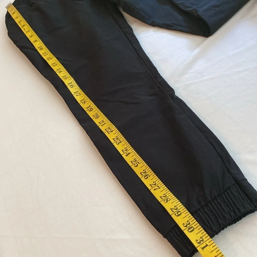 Hurley pants pull on drawstring elastic waist fitted elastic at ankles size 7/8